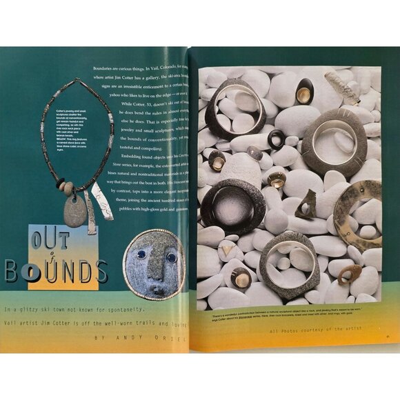 Lapidary Journal Magazine February 1998 Step by Step Jewelry Making - Picture 5 of 9